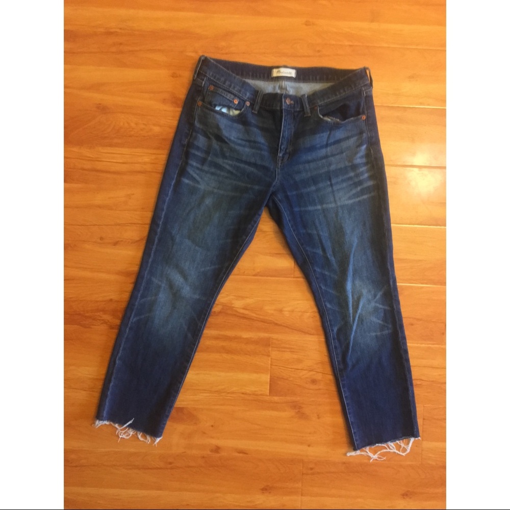 Madewell mid-rise straight leg jeans